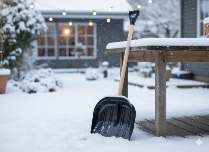 Mâner ergonomic în D și coadă din lemn
