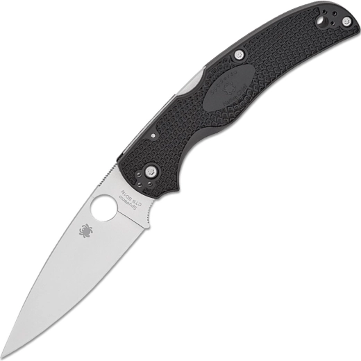 Cuțit de buzunar SPYDERCO Native Chief Lightweight, negru, satin