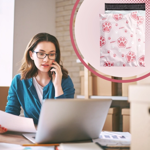 Închidere autocolantă pentru ambalare expres