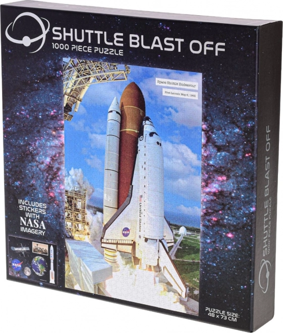 Puzzle NASA – lansarea navetei spațiale (1000 de piese)