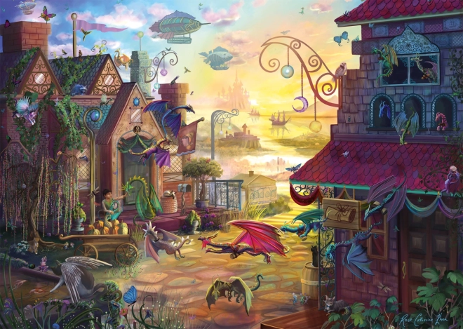 Puzzle Poșta Dragonului 1000 de piese