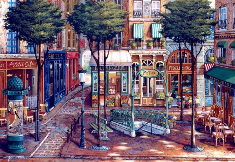 Puzzle Metroul parizian 1000 piese BLUEBIRD