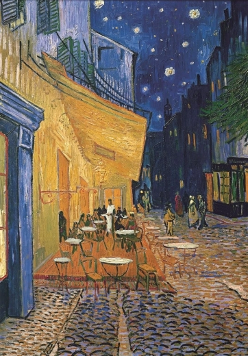 Puzzle Colecția Museum Cleméntoni: Terasa cafenelei noaptea 1000 de piese