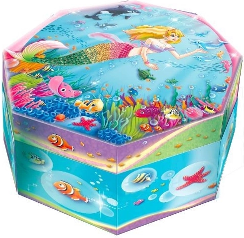 Cutiuța muzicală Pecoware octogonală - Sirenă