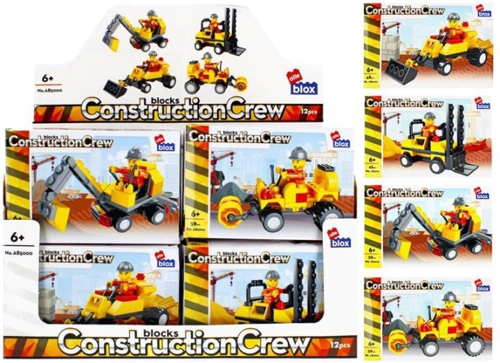 Set de construcție utilaje cu minifigurină