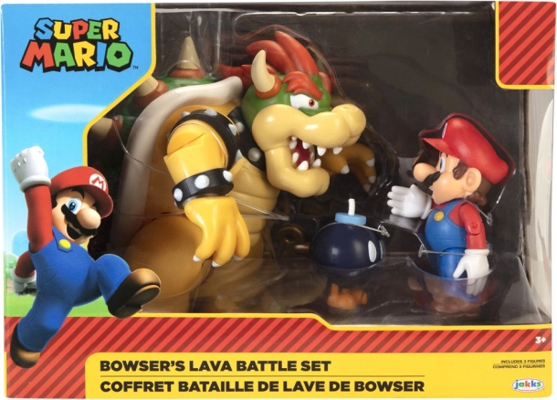 Figurine Nintendo Super Mario Bowser vs. Mario
