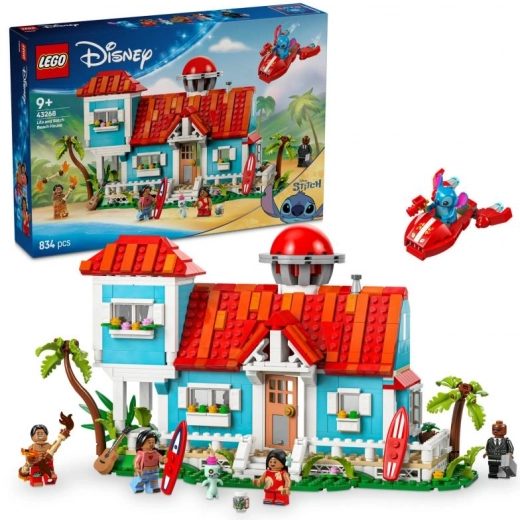 lego disney căsuța de plajă lilo și stitch