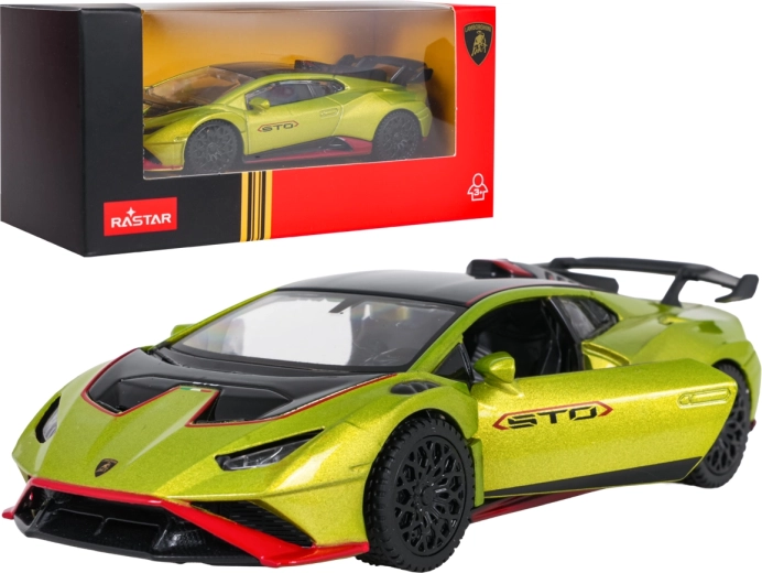 Model metalic Lamborghini Huracán STO RASTAR la scara 1:43, verde