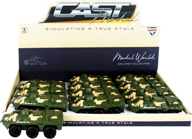 Vehicul militar de luptă din metal cu mecanism cu întoarcere