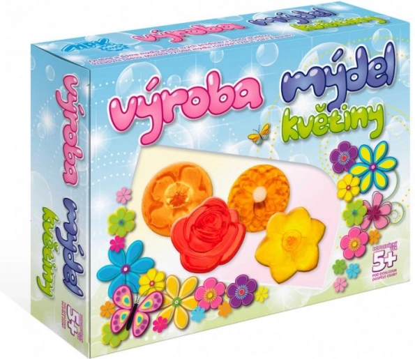 Set creativ pentru fabricarea săpunurilor - Flori