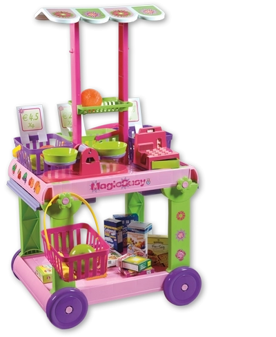 Androni piață mobilă cu 30 de accesorii, înălțime 85 cm