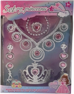 Set pentru prințesă: coroană, cercei și colier