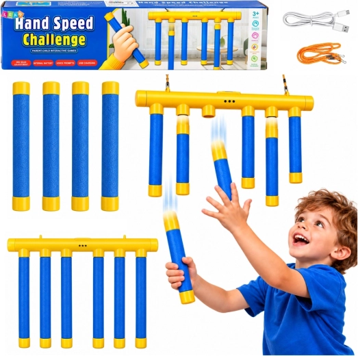 Joc de îndemânare cu bețe care cad Hand Speed Challenge