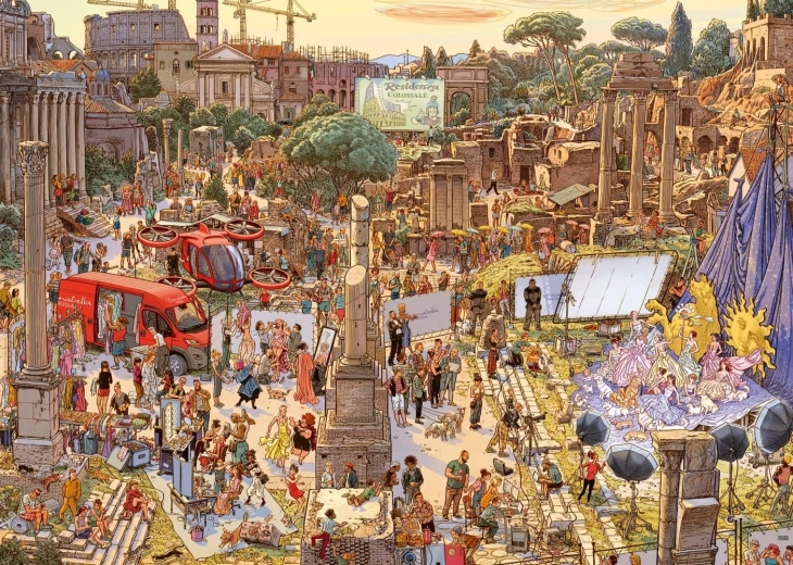 HEYE Puzzle Fotografierea unei prezentări de modă 2000 de piese