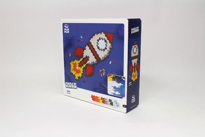 Plus-Plus Puzzle by Number rachetă, 500 de piese