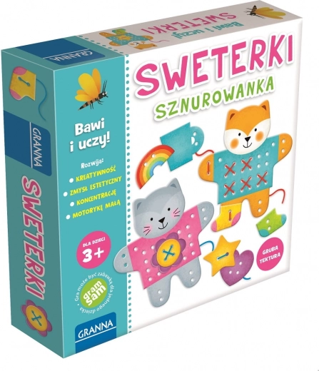 Pulovere de șireturi granna – joc creativ pentru copii de la 3 ani