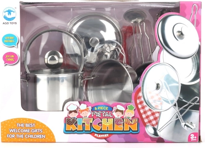 Set vesel de veselă pentru copii, 8 piese