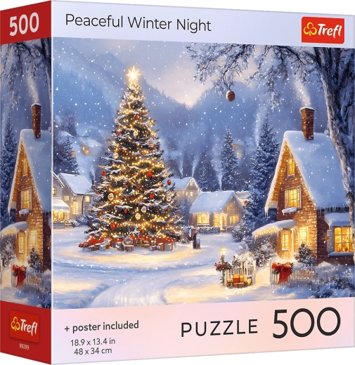 Puzzle Noapte de iarnă liniștită 500 piese TREFL