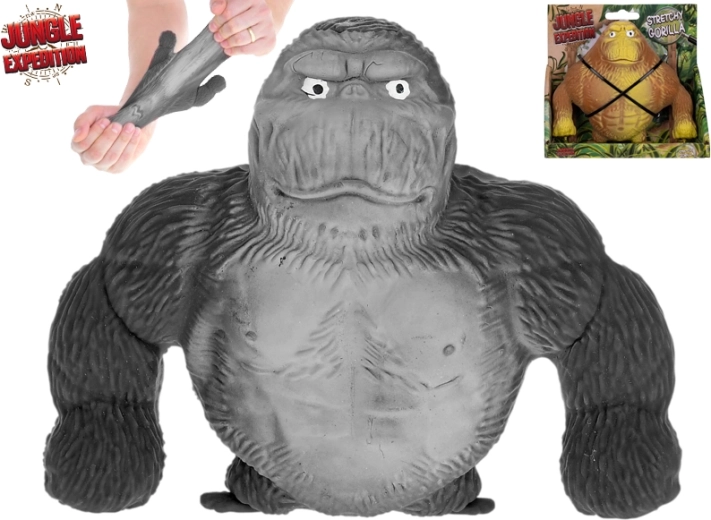 Jungle Expedition figurină elastică gorilă 13 cm