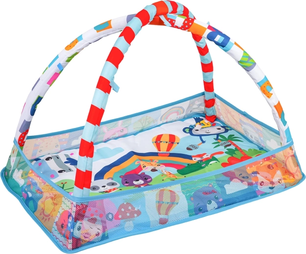 3 în 1: saltea, țarc și piscină uscată