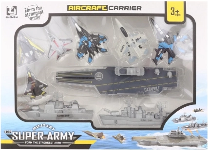 Purtător de aeronave cu accesorii pentru copii