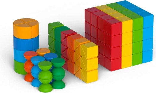 Geomag Magicube Shapes – set de construcție magnetică 164 piese