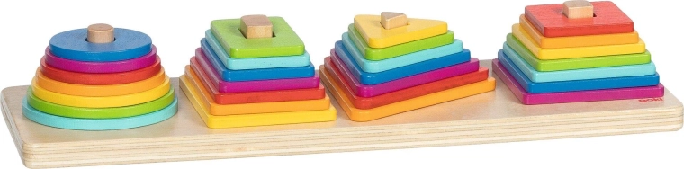 Joc de sortare Goki piramide colorate - 1 bucată