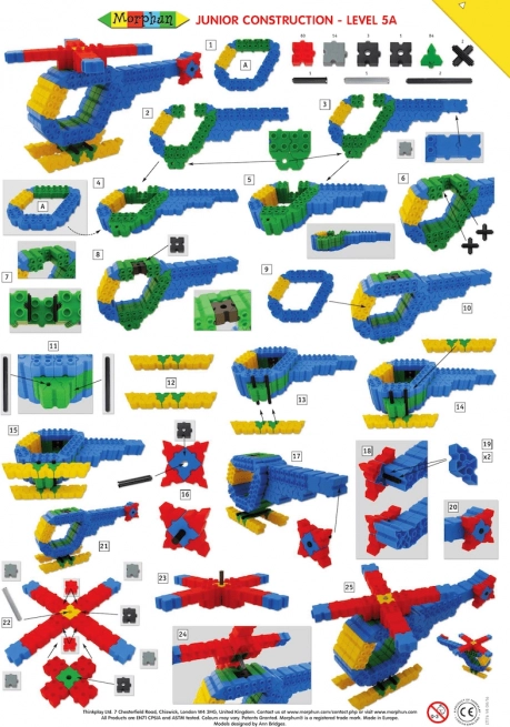 Instrucțiuni A3 mari, pas cu pas