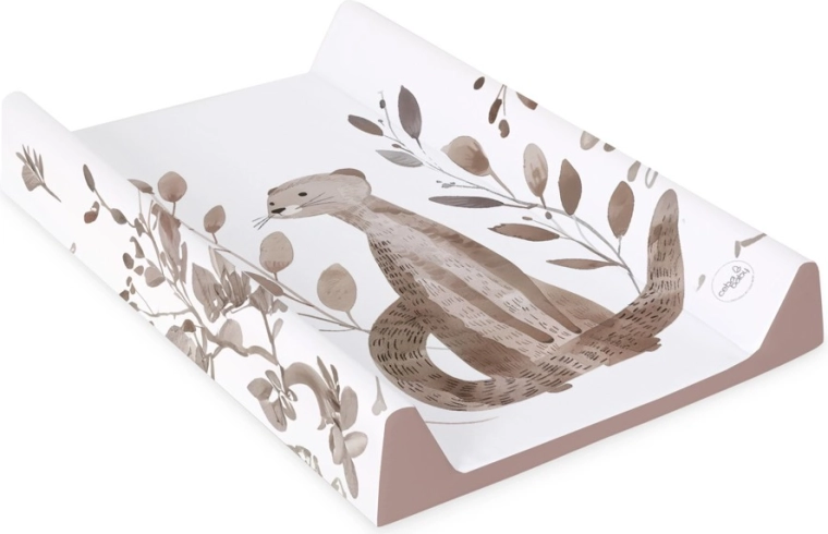 Saltea de înfășat Ceba Baby cu placă rigidă Basic Clever Otter 50 × 70 cm