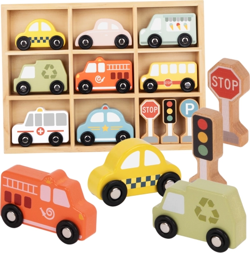 Jucării din lemn și semne de circulație Tooky Toy