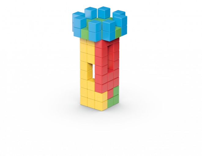 Construcții 3D datorită magneților pe toate fețele