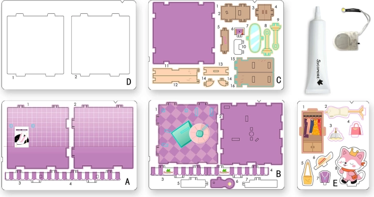 Lumea Chibi – mini box cu vulpe