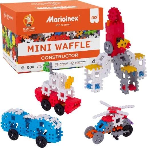 Constructor Marioinex Mini Waffle cu 500 de piese