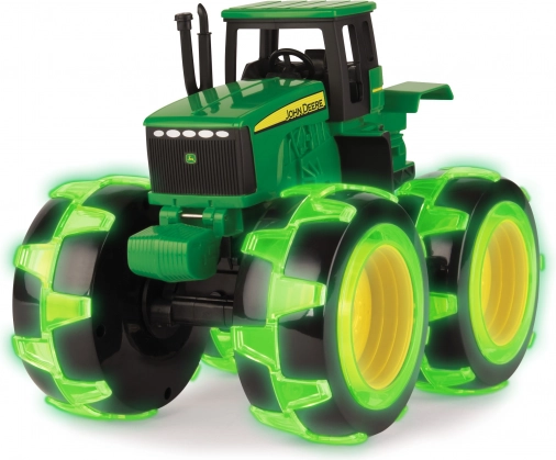 JD Kids Monster Treads Tractoraș John Deere Luminos 23 cm