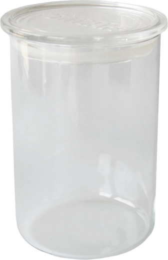 Borcan din sticlă cu capac din plastic 0,96 × 14,5 cm