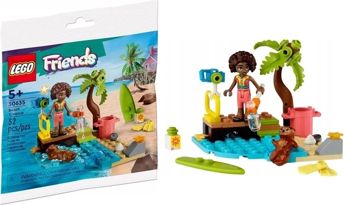 LEGO Friends curățarea plajei