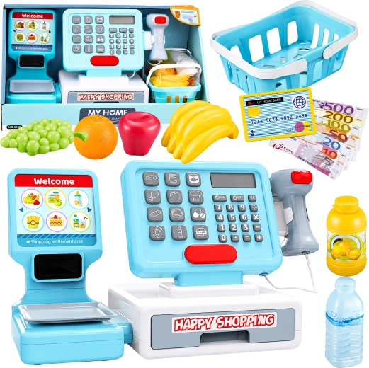 Set de casă de marcat XXL pentru jocul de-a magazinul