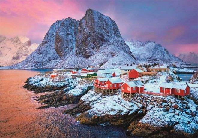 Puzzle 500 piese Hamnøya Village