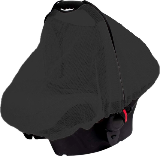 Plasă anti-țânțari pentru scaun auto New Baby Basic neagră