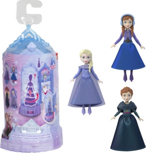 Păpușă DISNEY FROZEN – palat de gheață cu surpriză rotativă (mix)
