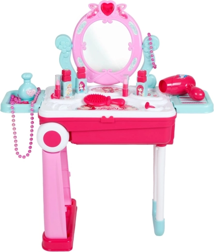 Măsuță de toaletă pentru copii în troller 2în1 BABY MIX