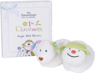 Set cadou de Crăciun cu botoșei zornăitori Snowman & Snowdog