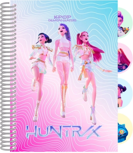 KPop Demon Hunters - carnet Huntrix A6 15 cm