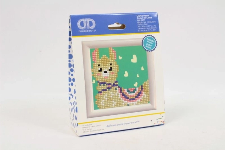 Diamond Dotz lama inimă – set pentru broderie cu diamante