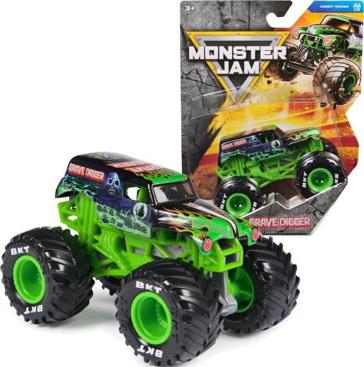 Spin Master Monster Jam Grave Digger mașinuță 1:64, seria 45