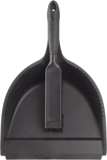 Set de măturică și făraș din plastic (UH) negru