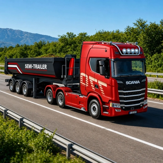 Execuție realistă pentru ansamblul Scania 1501