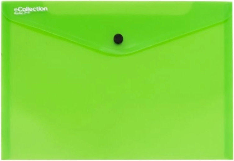 Plic cu capse A4, verde, eCollection