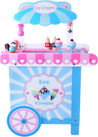 Stand mobil cu tejghea spațioasă