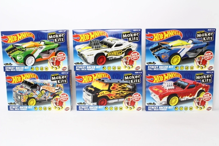 Hot Wheels Maker Kitz mașină de curse Warp Speeder de asamblat